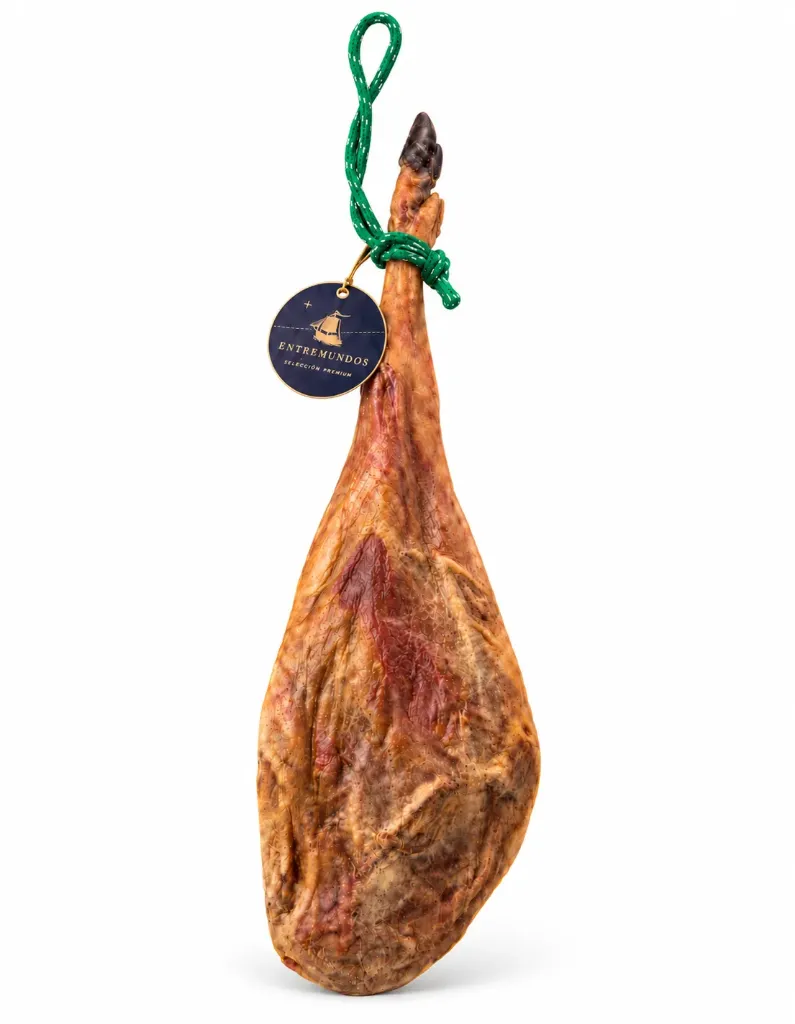 [740] 100% iberischer Schinken Beher rotes Etikett 7,3 kg