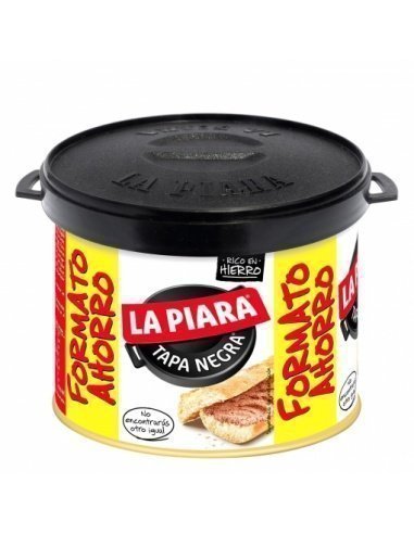 [1286] LA PIARA pâté couvercle noir 225 grs.