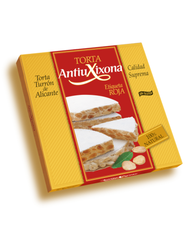 Torta de turrón de Alicante ANTIU XIXONA