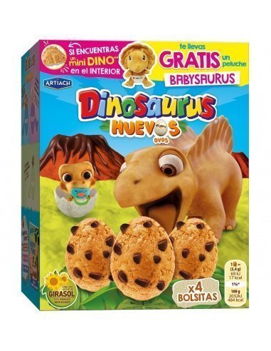[912] Dinosaurus Schokoladenkekseier 140 gr.