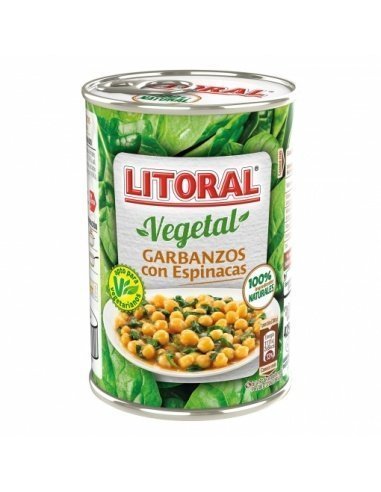 [923] Kichererbsen mit Spinat LITORAL 425gr.