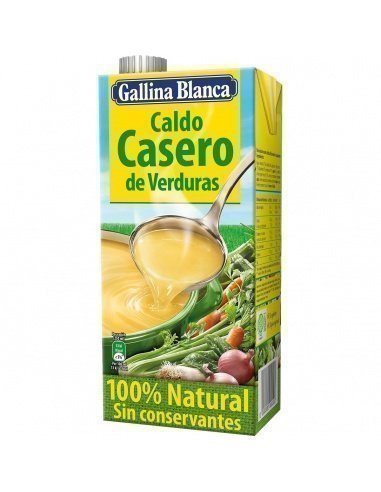 Caldo casero de verduras "Gallina Blanca" 1L.