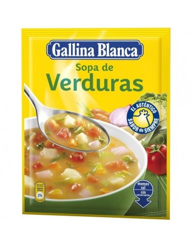 Sopa de verduras "Gallina Blanca" 51gr.
