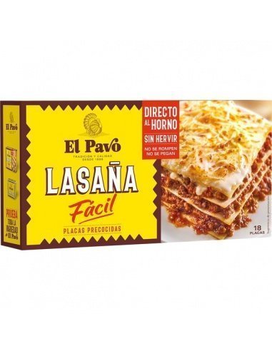 [1348] Nudeln EL PAVO Lasagne 18U 200gr.