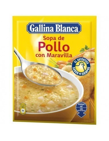 [940] Soupe de poulet à la merveille "Gallina Blanca" 85gr.