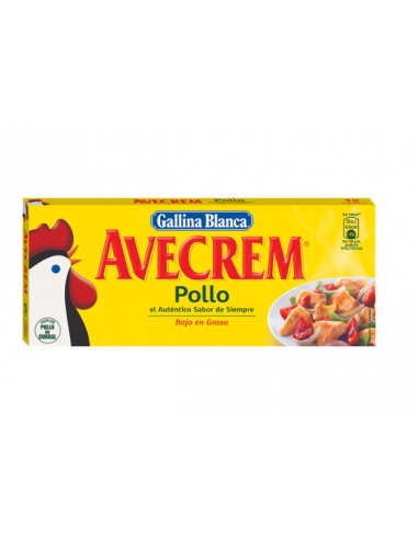 Bouillon de poulet Avecrem 10 comprimés.
