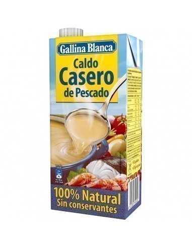 [1001] Bouillon de poisson maison "Gallina Blanca" 1L.