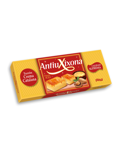 Turrón crème catalane Etiqueta Roja Antiu Xixona 150 g