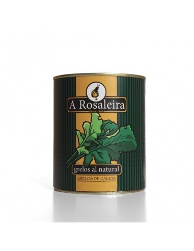 [413] Grelos al natural A ROSALEIRA bote 800 grs.