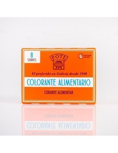 Colorante alimentario POTE estuche 8 sobres 6,40 g