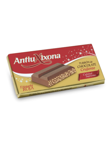 Knuspriger Schokoladen-Turrón Antiu Xixona 150 g