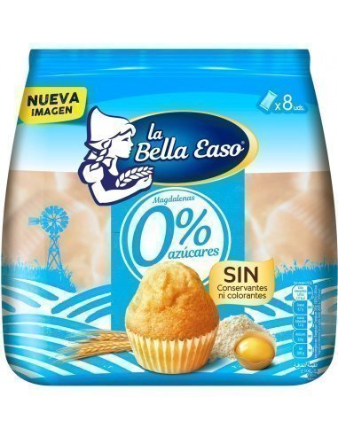 Muffins 0% sucre "La Bella Easo" 8u.