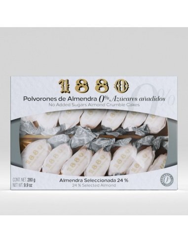 Polvorones artisanaux sans sucres ajoutés 1880 280 g