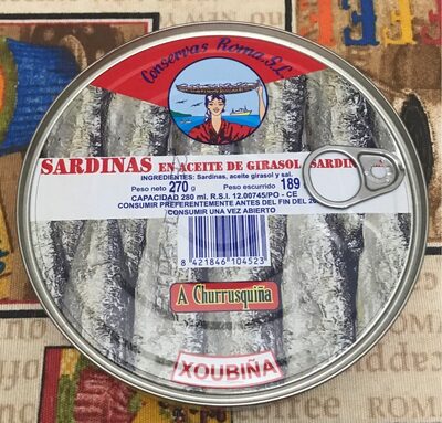 Xoubiña Sardinilla A CHURRUSQUIÑA 270gr.