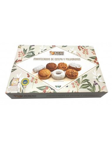 Surtido de Mantecados y Polvorones de Estepa E.MORENO 600gr.