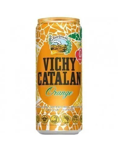 Vichy Catalán eau minérale gazeuse à l’orange 33 cl