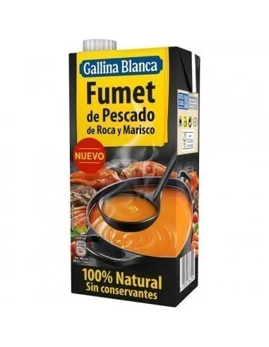 [1636] Fumet bouillon de poissons et fruits de mer de roche "Gallina Blanca" 1L.